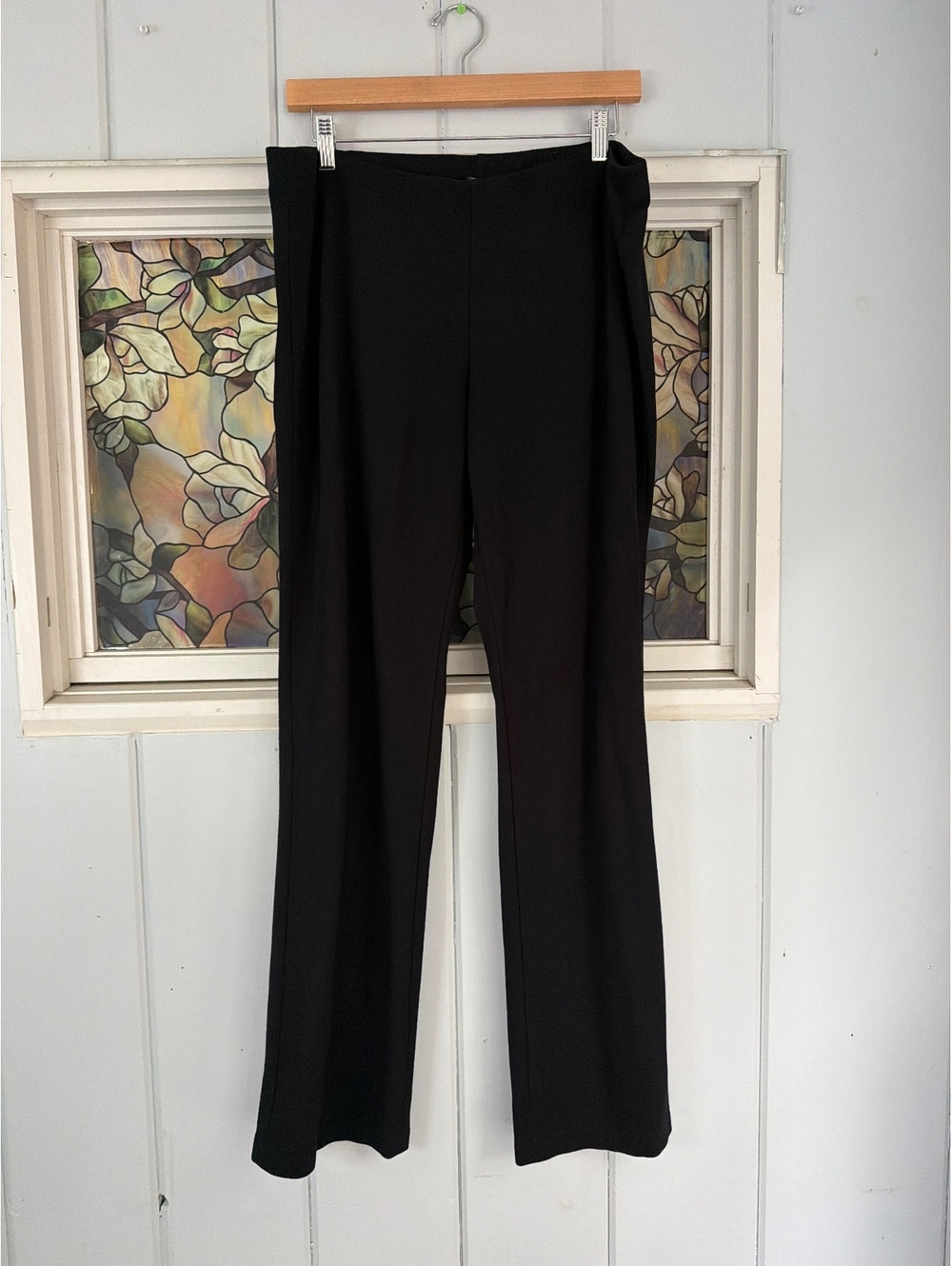 Eileen Fisher Black Stretch Dress Pants Size 16